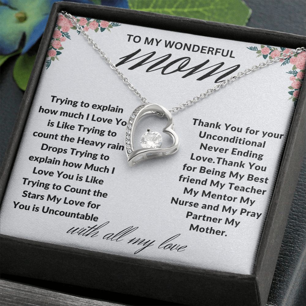 To Mom: Forever Love Necklace  04/28/2023. GM