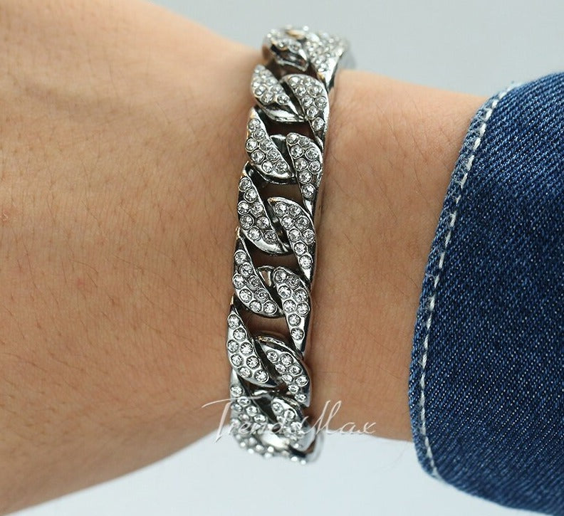 Miami Gold Curb Bracelet