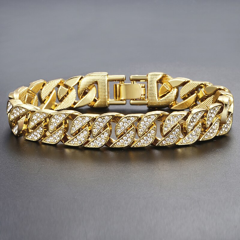 Miami Gold Curb Bracelet