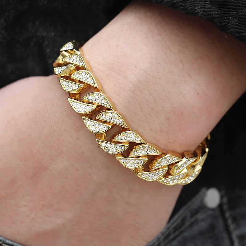 Miami Gold Curb Bracelet